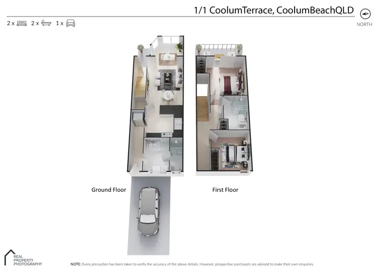 Floorplan of Homely unit listing, 1/1 Coolum Terrace, Coolum Beach QLD 4573