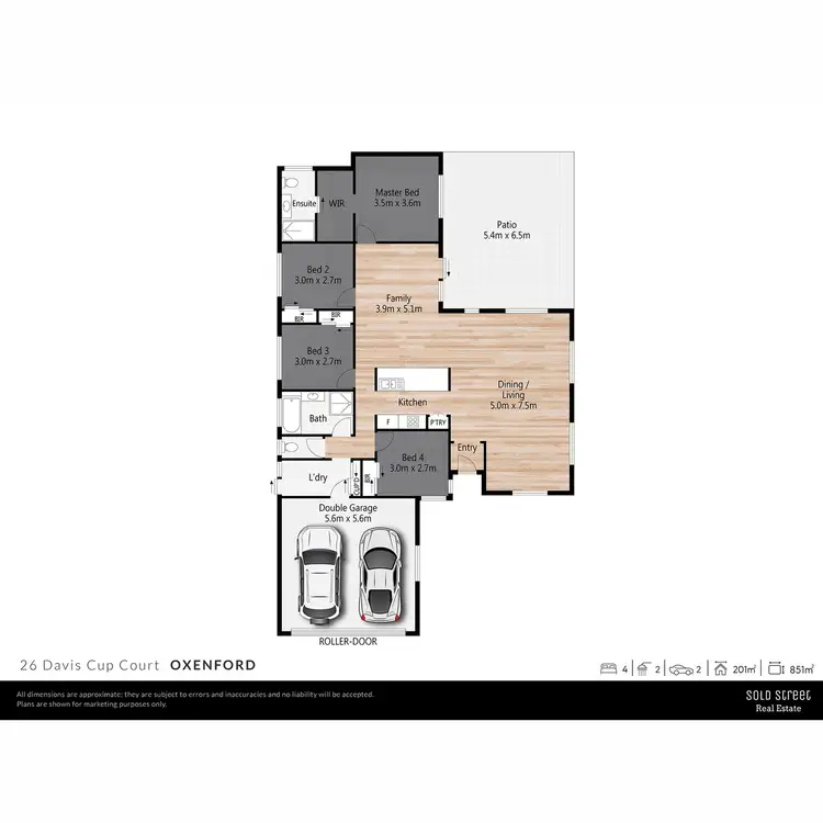 Floorplan of Homely house listing, 26 Davis Cup Court, Oxenford QLD 4210