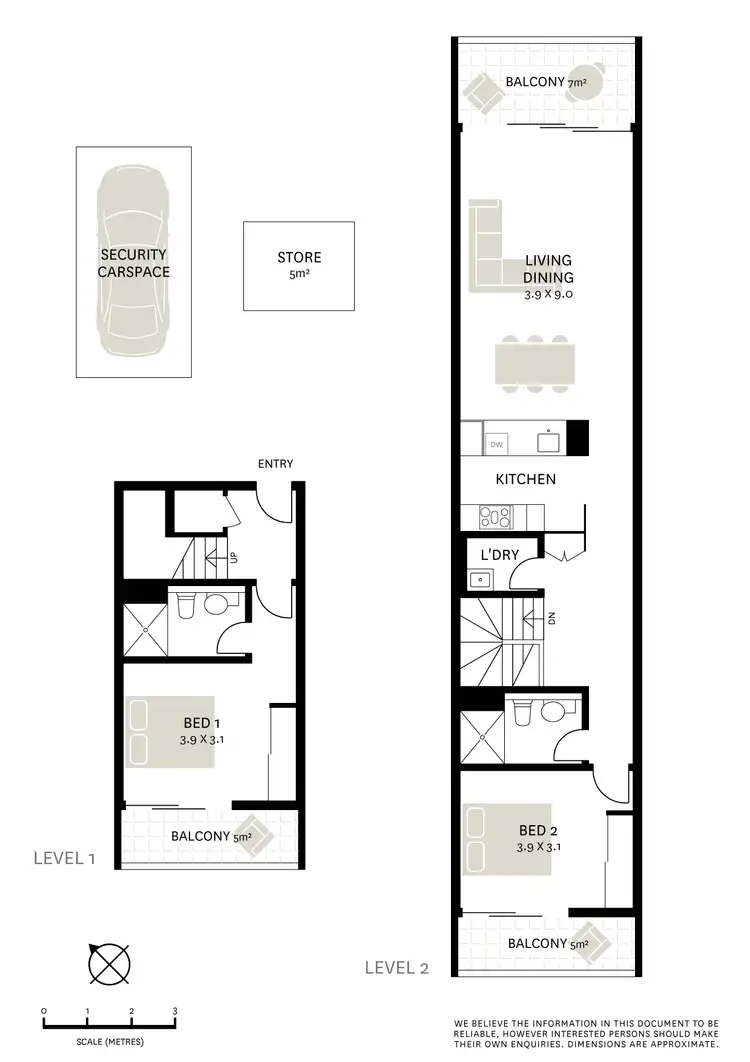 Floorplan of Homely apartment listing, 323/14 Griffin Place, Glebe NSW 2037