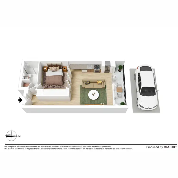 Floorplan of Homely apartment listing, 907/1 Clara Street, South Yarra VIC 3141