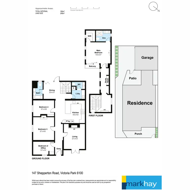 Floorplan of Homely house listing, 147 Shepperton Road, Victoria Park WA 6100