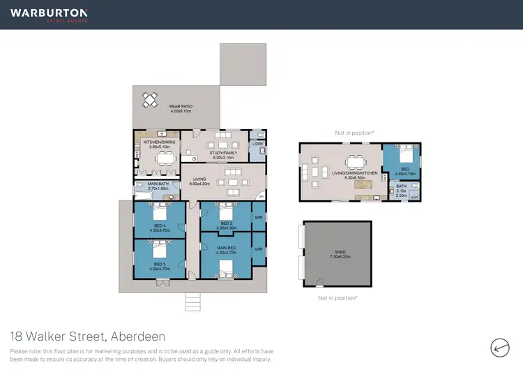 Floorplan of Homely house listing, 18 Walker Street, Aberdeen NSW 2336