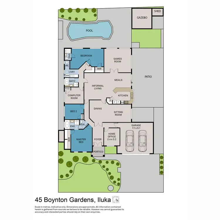Floorplan of Homely house listing, 45 Boynton Gardens, Iluka WA 6028