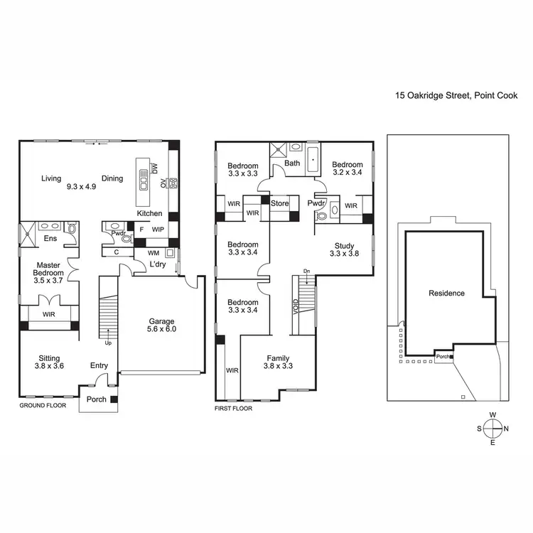 Floorplan of Homely house listing, 15 Oakridge Street, Point Cook VIC 3030
