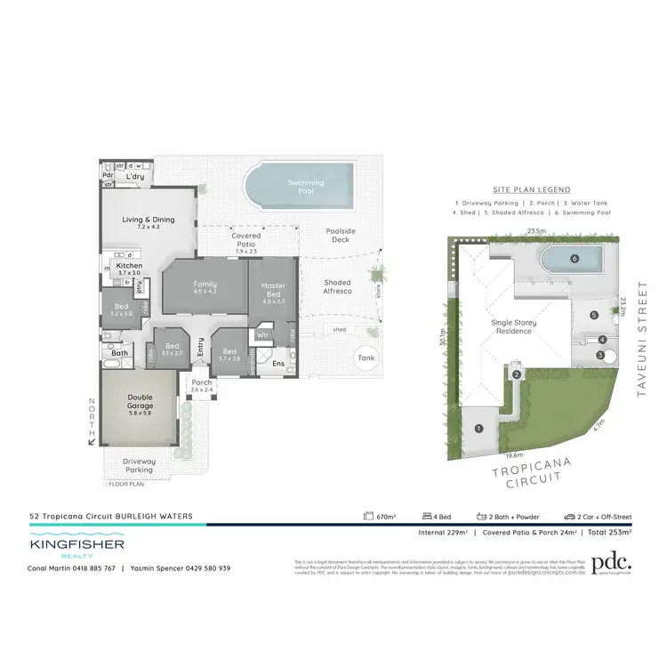 Floorplan of Homely house listing, 52 Tropicana Circuit, Burleigh Waters QLD 4220