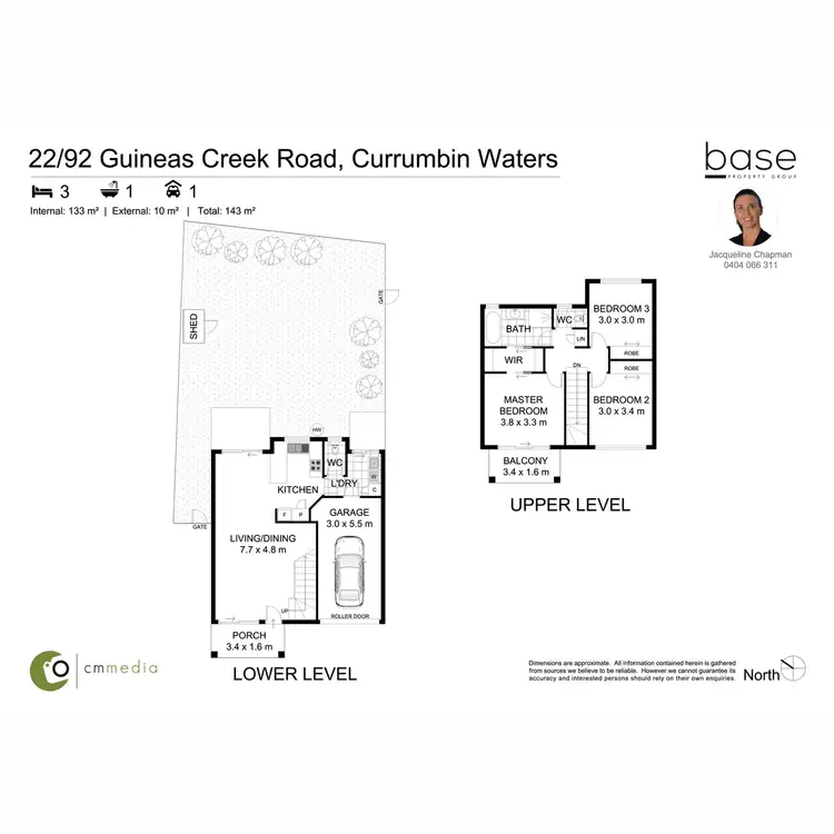 Floorplan of Homely townhouse listing, 22/92 Guineas Creek Road, Currumbin Waters QLD 4223