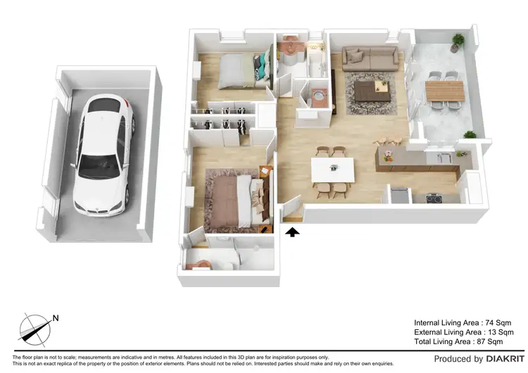 Floorplan of Homely apartment listing, 4/29 Pioneer Street, Zillmere QLD 4034