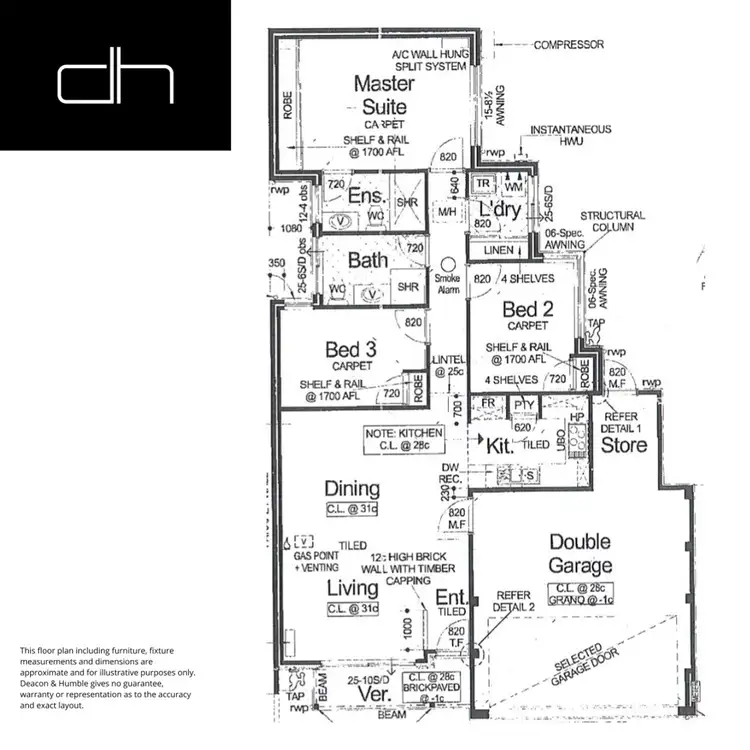 Floorplan of Homely house listing, 2 Skeit Road, Darch WA 6065