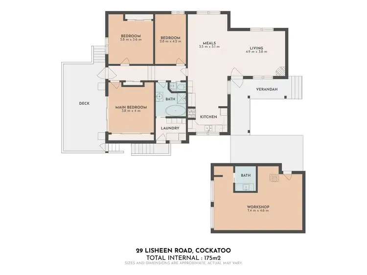 Floorplan of Homely house listing, 29 Lisheen Road, Cockatoo VIC 3781