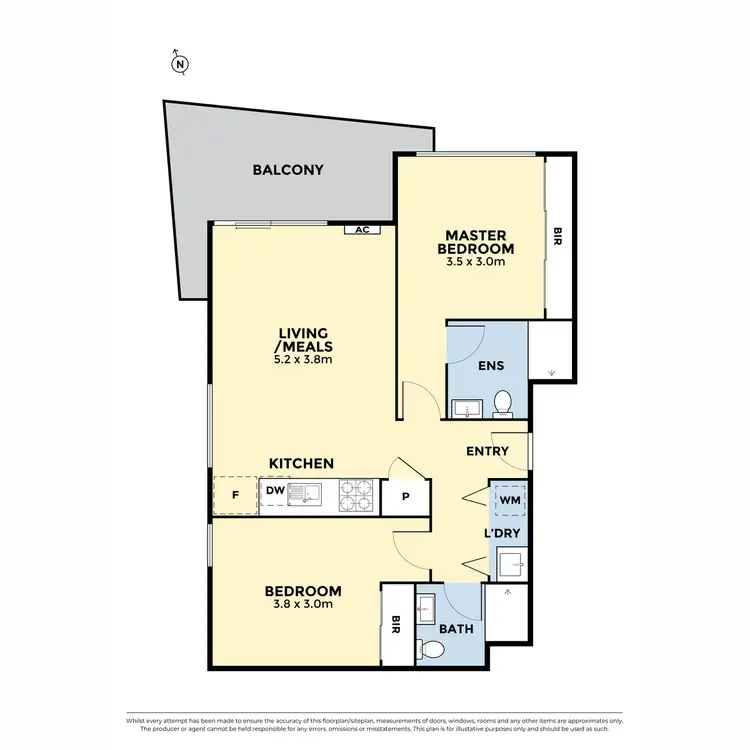 Floorplan of Homely apartment listing, 202/1 Clark Street, Williams Landing VIC 3027