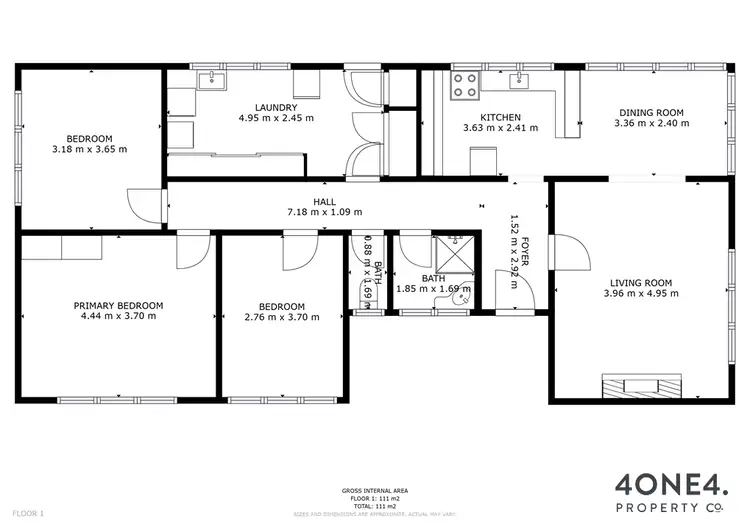 Floorplan of Homely house listing, 4 Fourth Street, Wayatinah TAS 7140