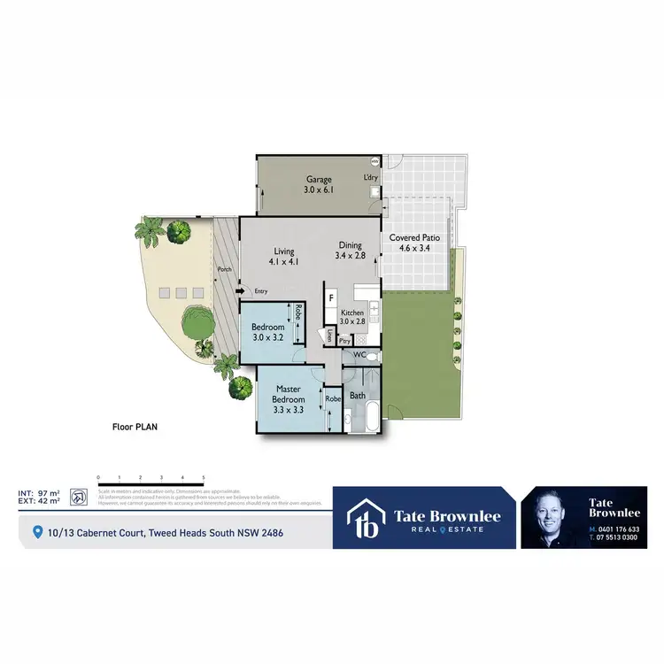 Floorplan of Homely unit listing, 10/13 Cabernet Court, Tweed Heads South NSW 2486