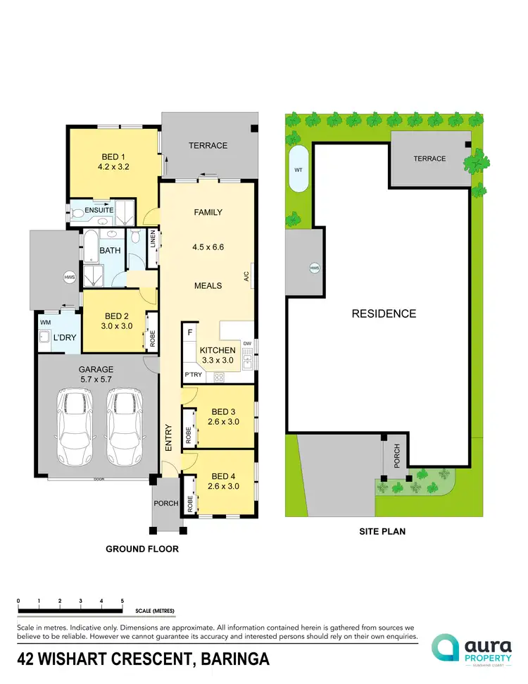 Floorplan of Homely house listing, 42 Wishart Crescent, Baringa QLD 4551