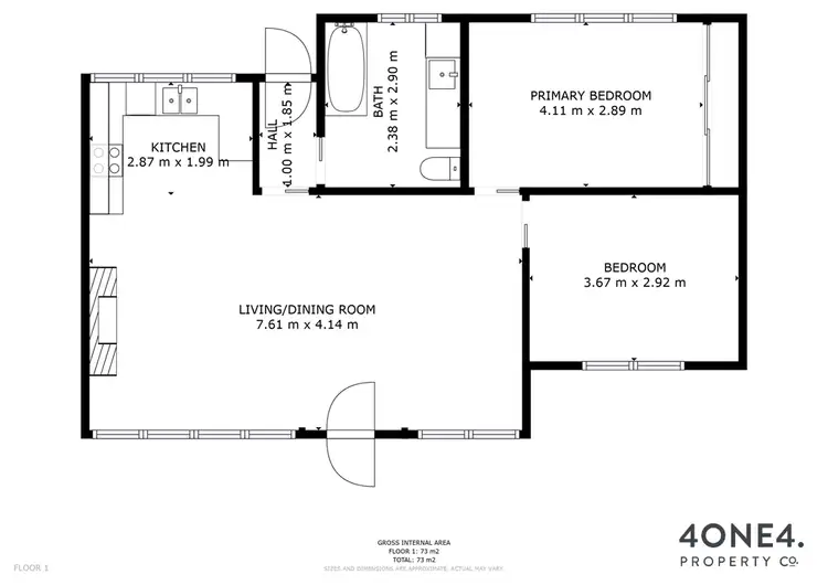Floorplan of Homely house listing, 8 Karambi Street, Chigwell TAS 7011