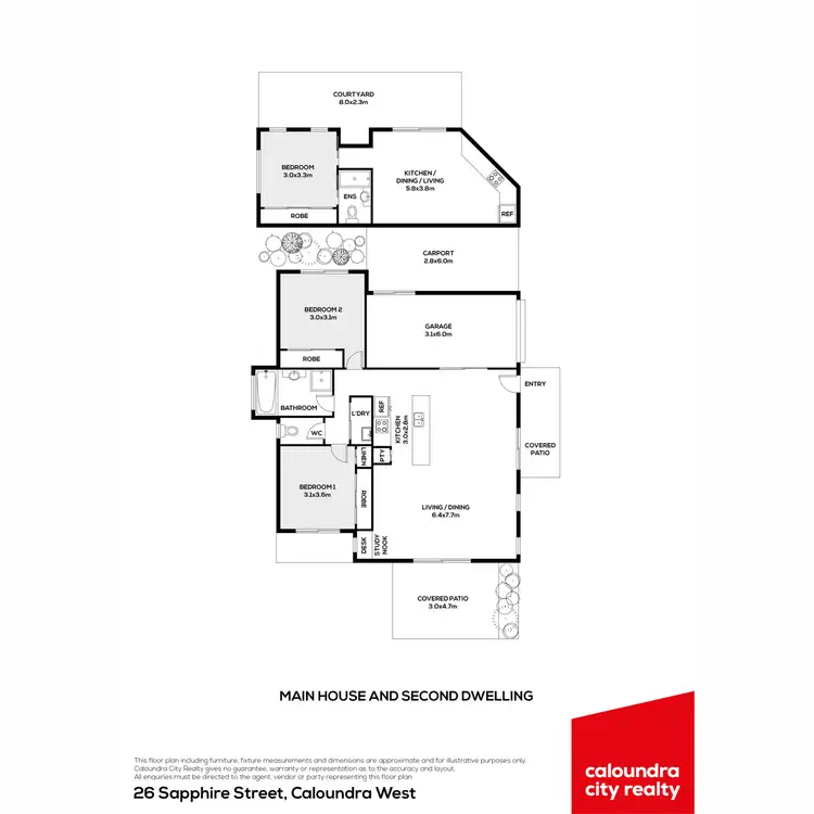 Floorplan of Homely house listing, 26 Sapphire Street, Caloundra West QLD 4551