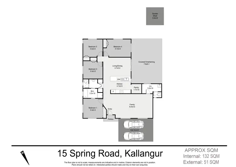 Floorplan of Homely house listing, 15 Spring Road, Kallangur QLD 4503