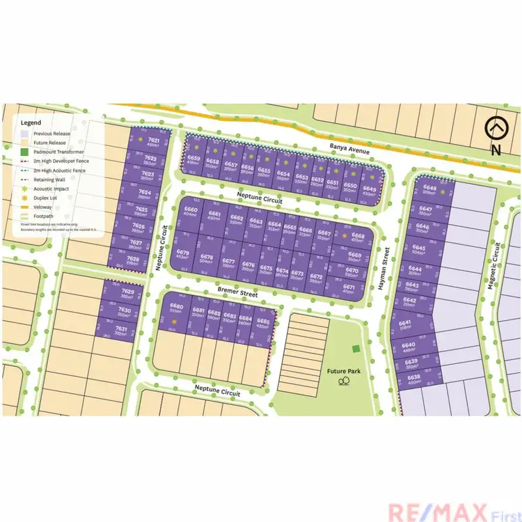 Floorplan of Homely land listing, 22 Bremer Circuit, Banya QLD 4551