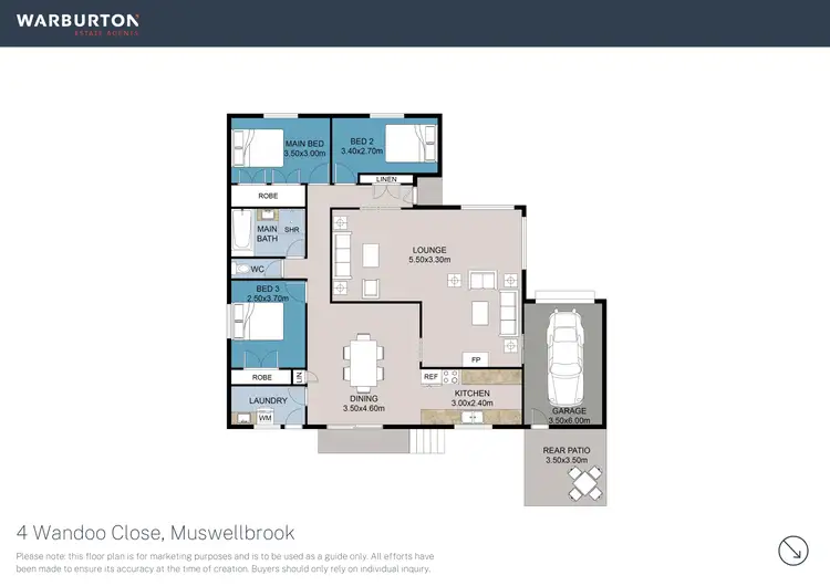 Floorplan of Homely house listing, 4 Wandoo Close, Muswellbrook NSW 2333