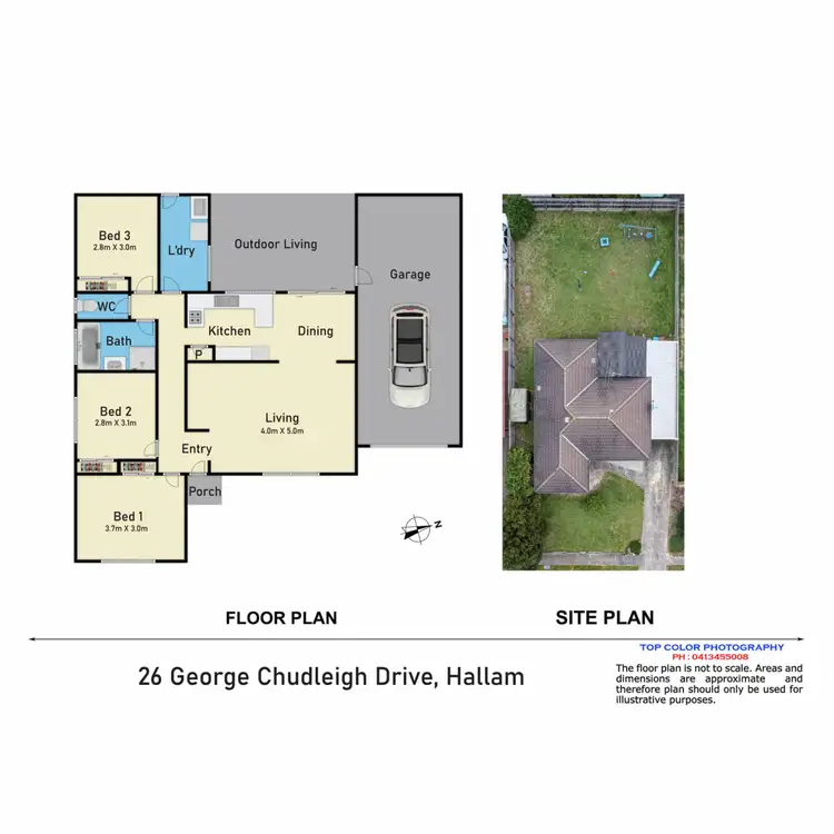 Floorplan of Homely house listing, 26 George Chudleigh Drive, Hallam VIC 3803
