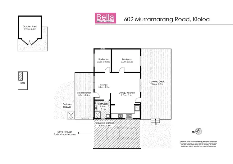 Floorplan of Homely house listing, 602 Murramarang Road, Kioloa NSW 2539