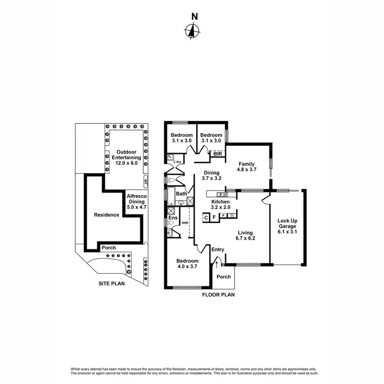 Floorplan of Homely house listing, 5 Ocean Grove, Seabrook VIC 3028