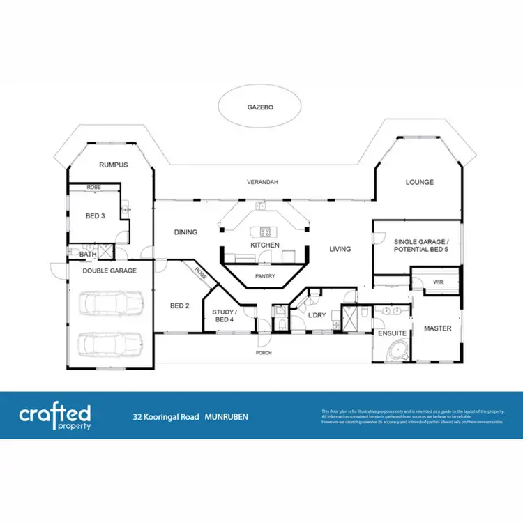 Floorplan of Homely house listing, 32 Kooringal Road, Munruben QLD 4125