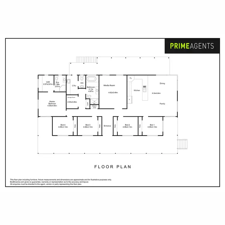 Floorplan of Homely house listing, 2 Petersen Road, Craignish QLD 4655