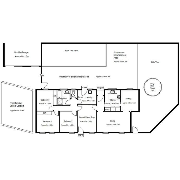 Floorplan of Homely house listing, 23 Crichton Drive, Port Augusta West SA 5700
