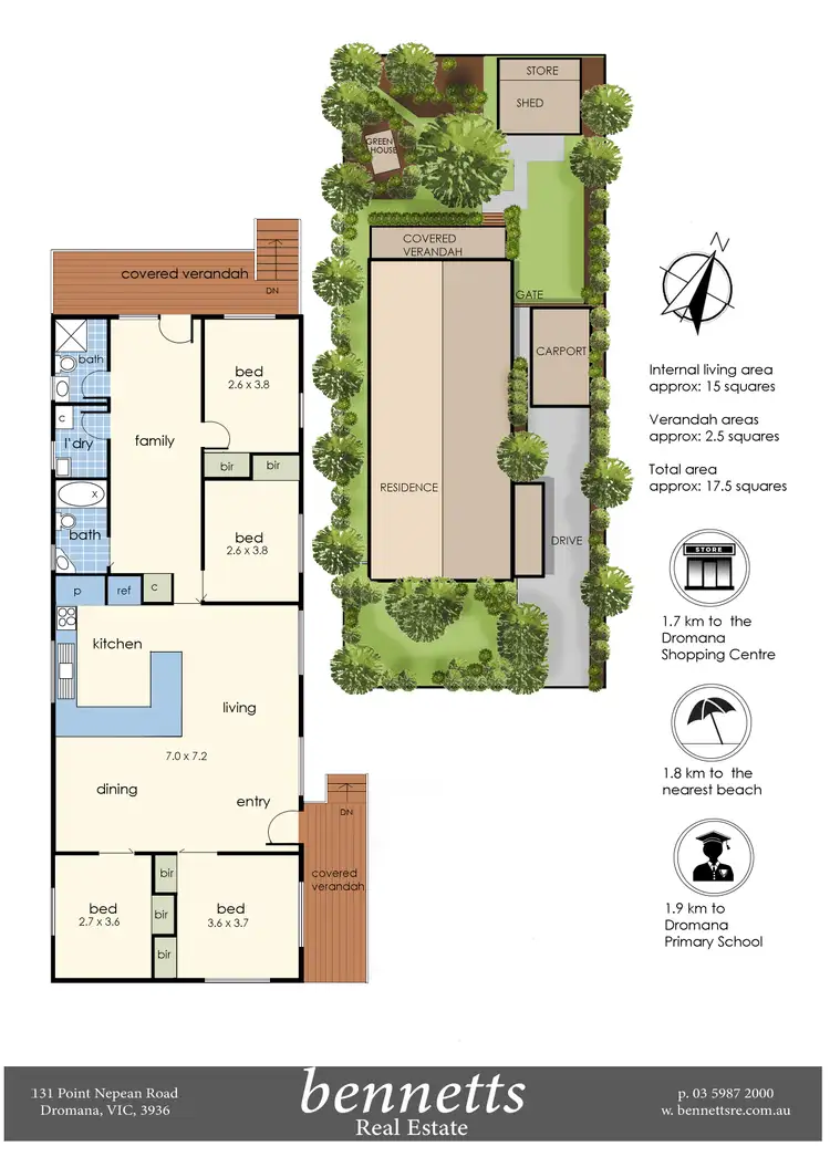 Floorplan of Homely house listing, 34 Dahlia Street, Dromana VIC 3936