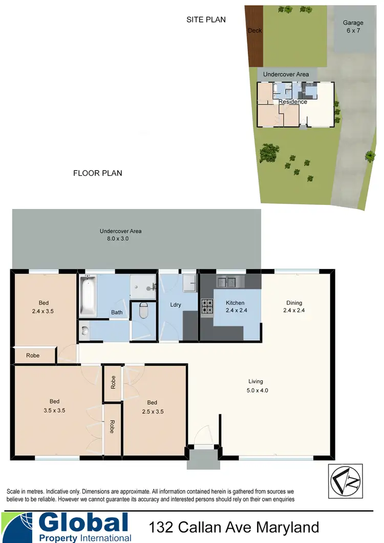 Floorplan of Homely house listing, 132 Callan Avenue, Maryland NSW 2287