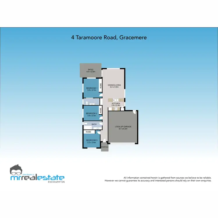 Floorplan of Homely house listing, 4 Taramoore Road, Gracemere QLD 4702