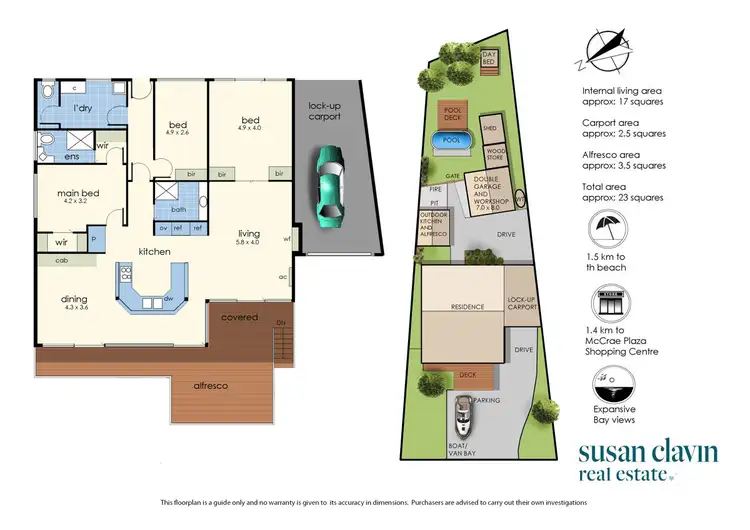 Floorplan of Homely house listing, 99 Bayview Road, Mccrae VIC 3938