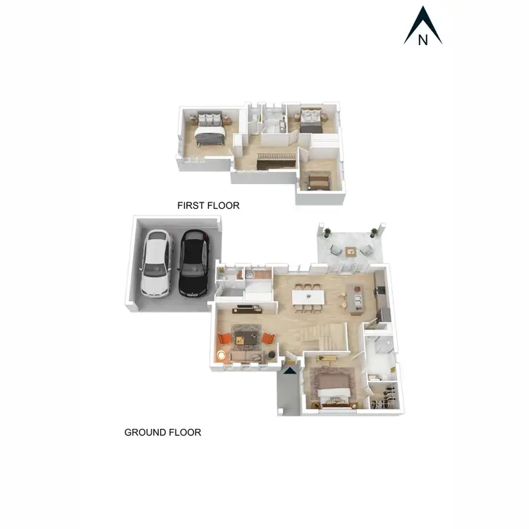 Floorplan of Homely townhouse listing, 2/143 Jetty Road, Rosebud VIC 3939