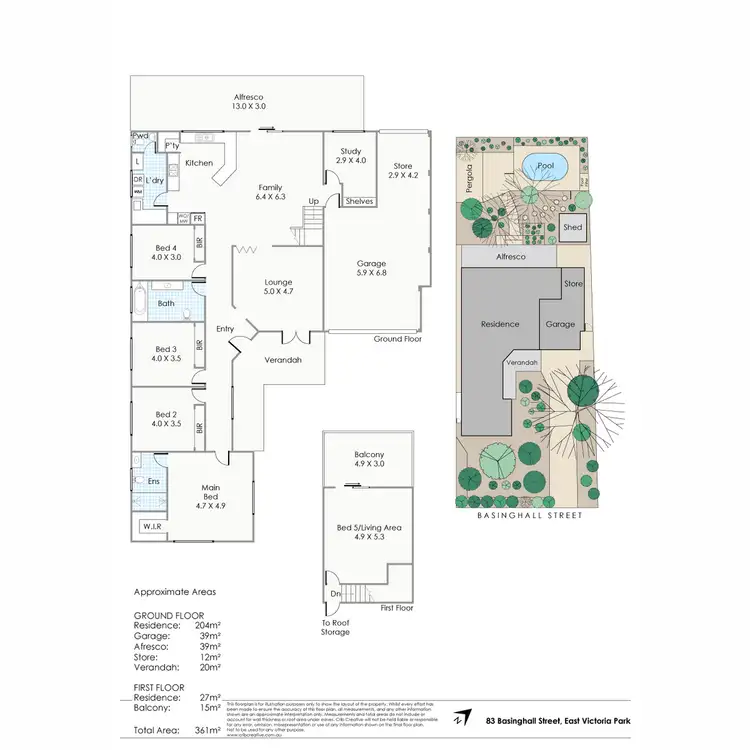 Floorplan of Homely house listing, 83 Basinghall Street, East Victoria Park WA 6101