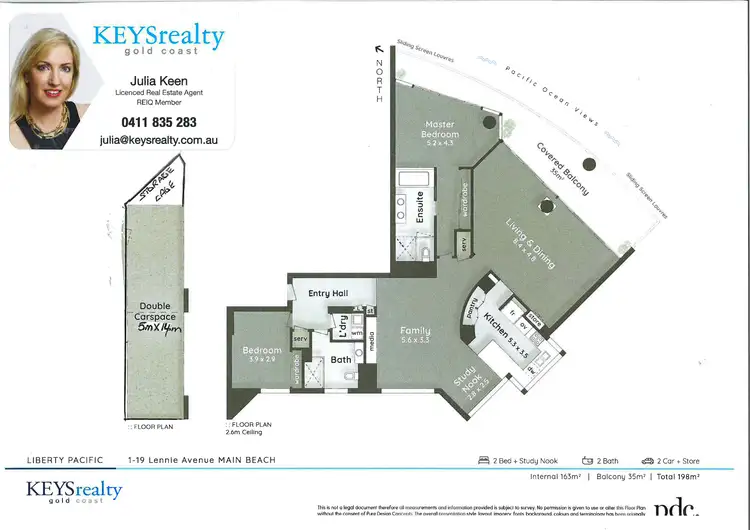 Floorplan of Homely apartment listing, 1094/1 Lennie Avenue, Main Beach QLD 4217