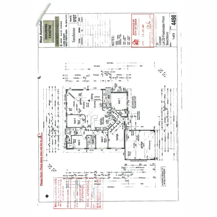 Floorplan of Homely house listing, 25 Freshwater Promenade, Bennett Springs WA 6063