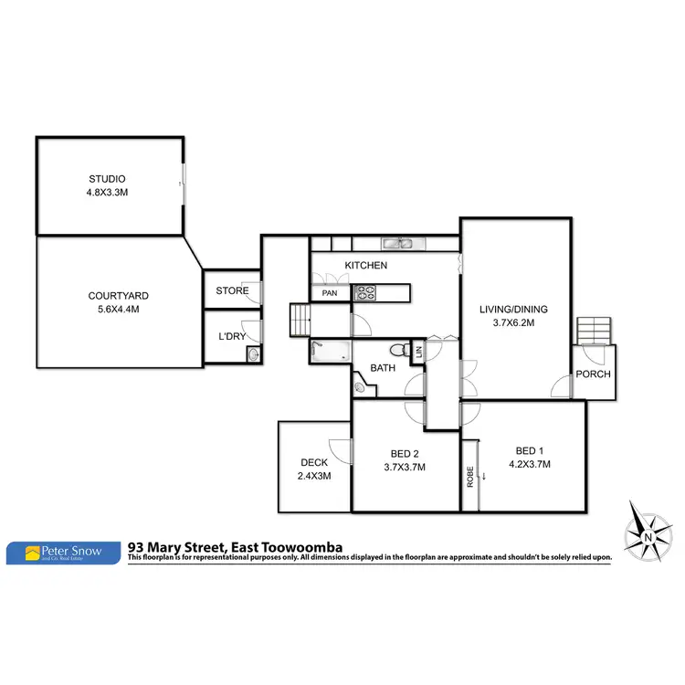 Floorplan of Homely house listing, 93 Mary Street, East Toowoomba QLD 4350