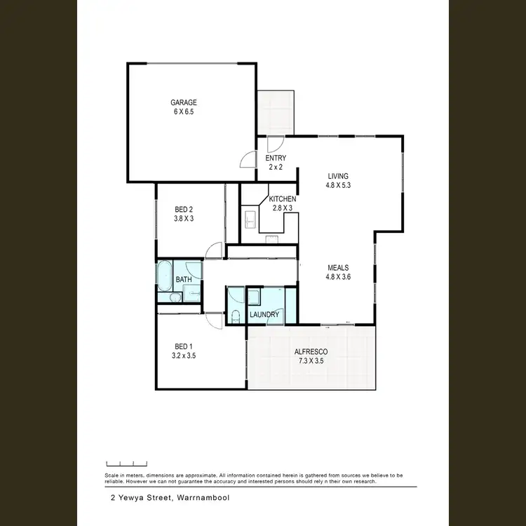 Floorplan of Homely house listing, 2 Yewya Street, Warrnambool VIC 3280