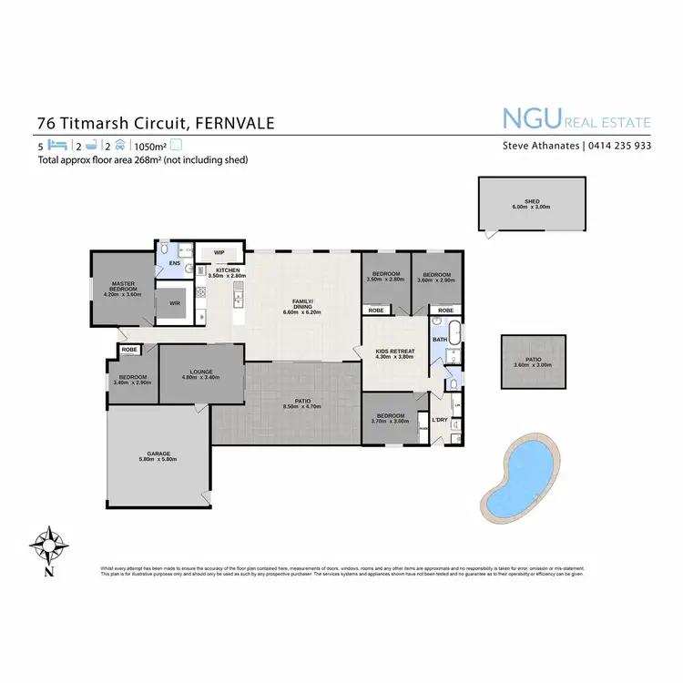 Floorplan of Homely house listing, 76 Titmarsh Circuit, Fernvale QLD 4306