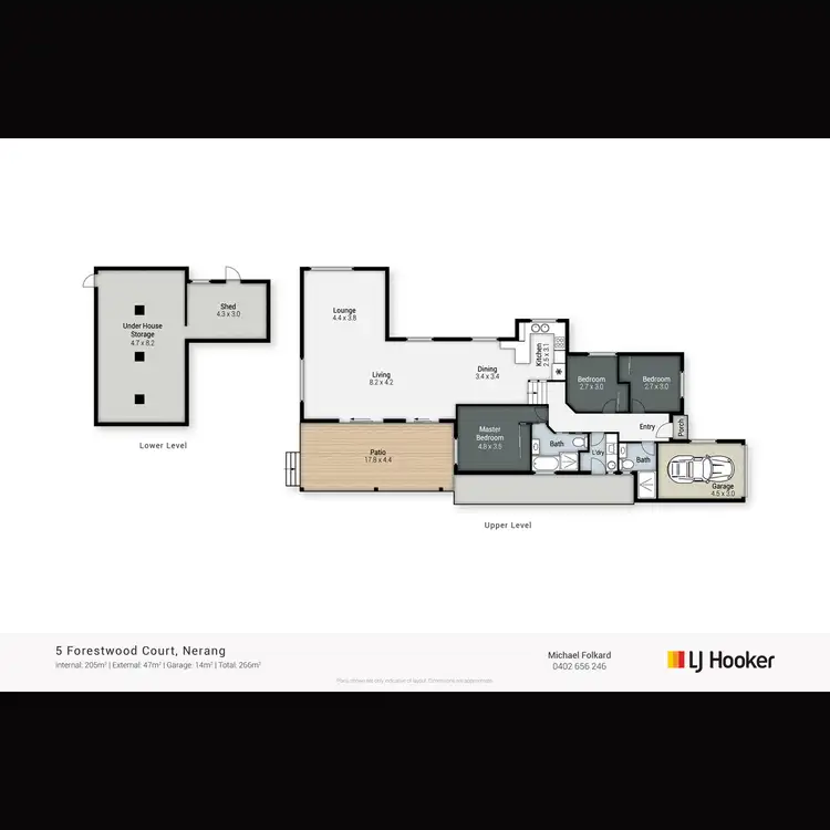 Floorplan of Homely house listing, 5 Forestwood Court, Nerang QLD 4211