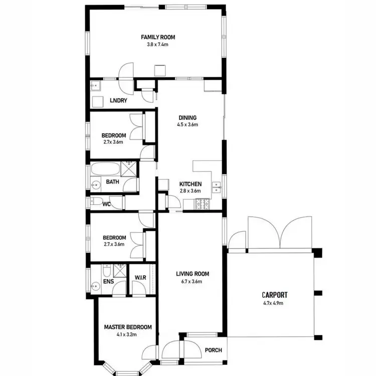 Floorplan of Homely house listing, 52 St Anthony Court, Seabrook VIC 3028