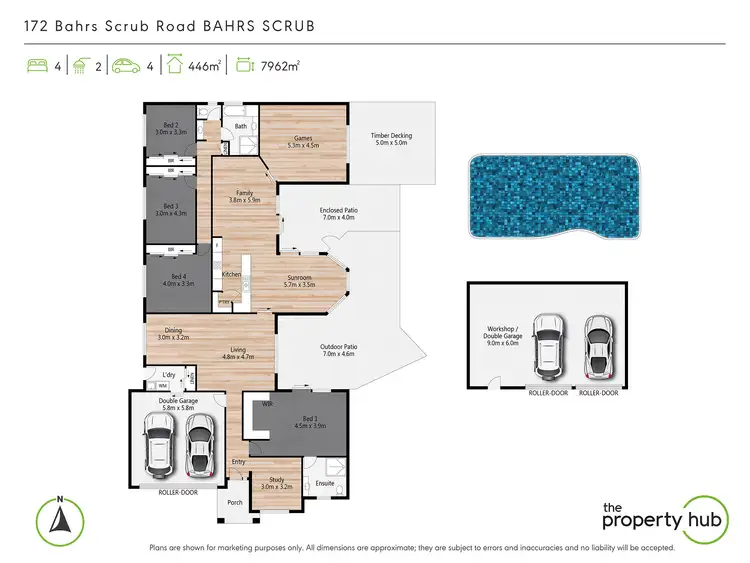 Floorplan of Homely house listing, 172 Bahrs Scrub Road, Bahrs Scrub QLD 4207