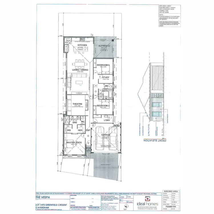 Floorplan of Homely house listing, 15 Greenfield Crescent, Caversham WA 6055