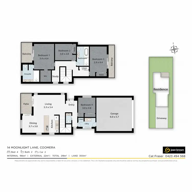 Floorplan of Homely house listing, 14 Moonlight Lane, Coomera QLD 4209