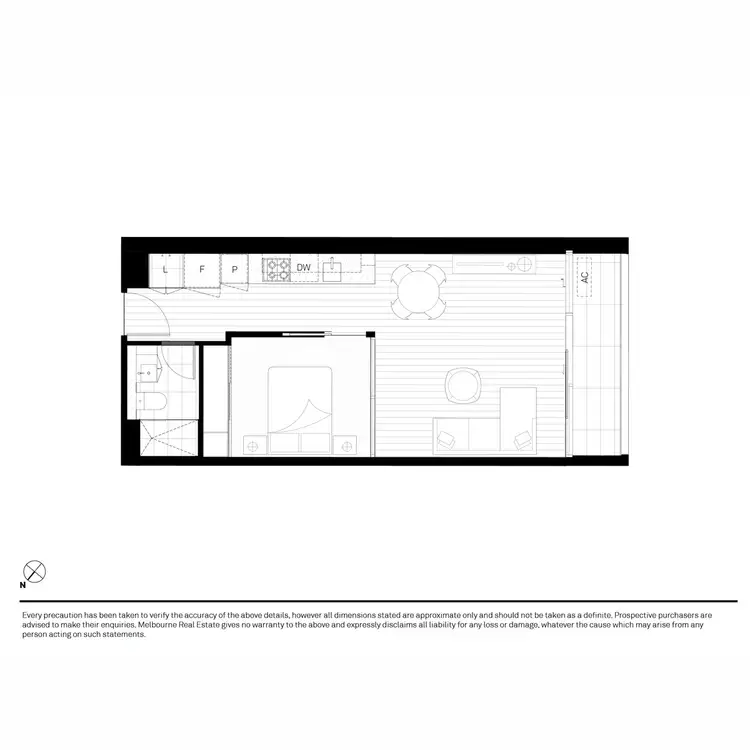 Floorplan of Homely apartment listing, 1115/25 Coventry Street, Southbank VIC 3006