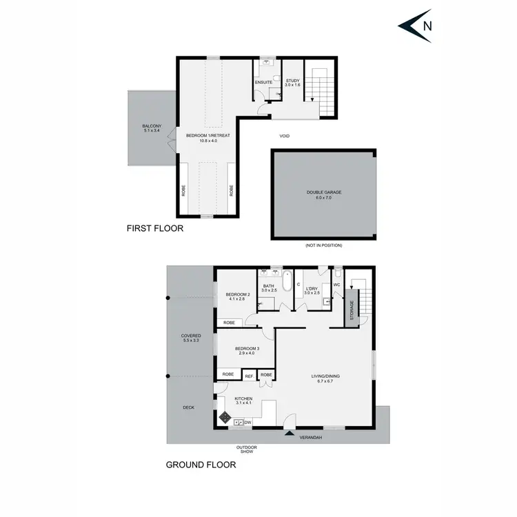 Floorplan of Homely house listing, 386 Waterfall Gully Road, Rosebud VIC 3939