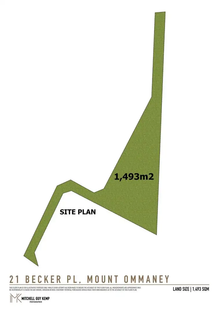 Floorplan of Homely land listing, 21 Becker Place, Mount Ommaney QLD 4074