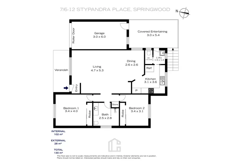 Floorplan of Homely villa listing, 7/6-12 Stypandra Place, Springwood NSW 2777