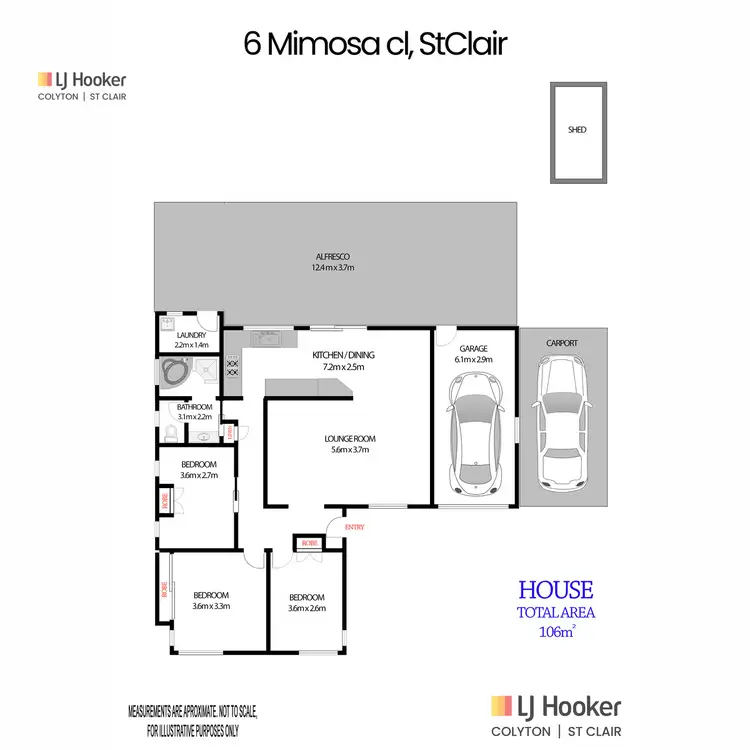 Floorplan of Homely house listing, 6 Mimosa Close, St Clair NSW 2759