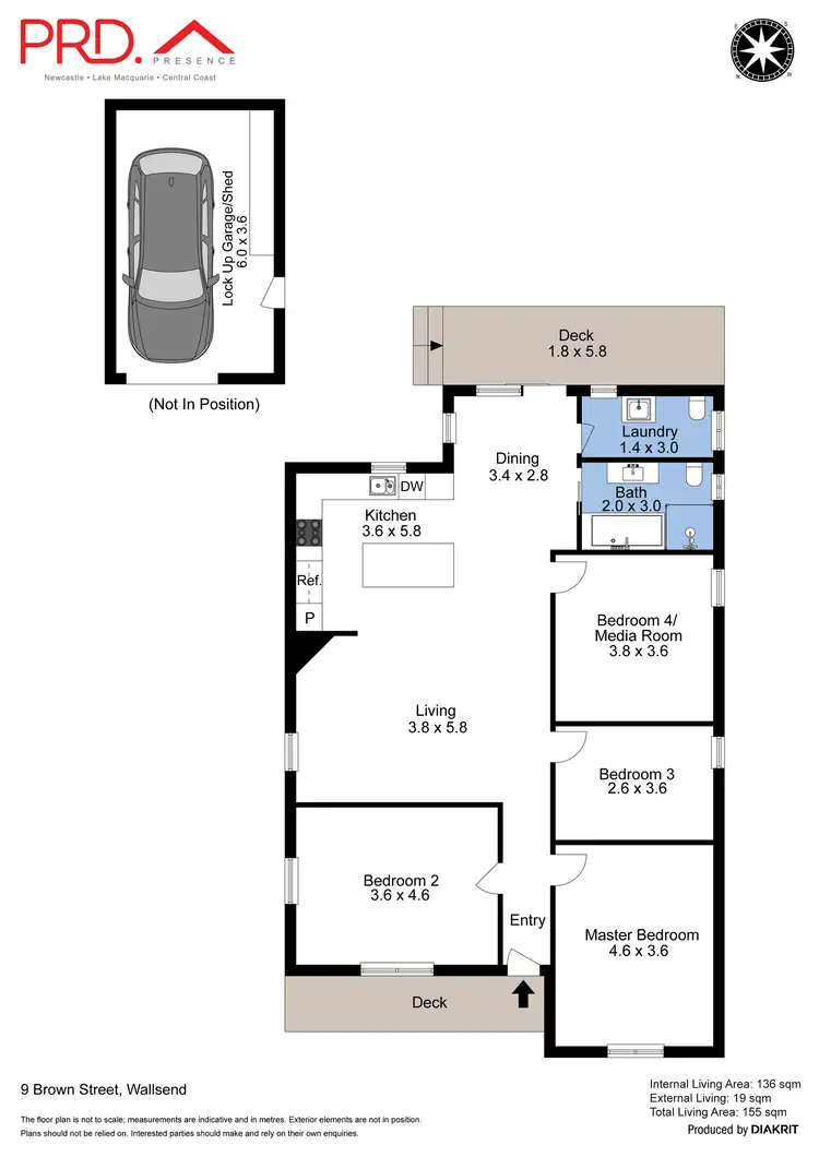 Floorplan of Homely house listing, 9 Brown Street, Wallsend NSW 2287